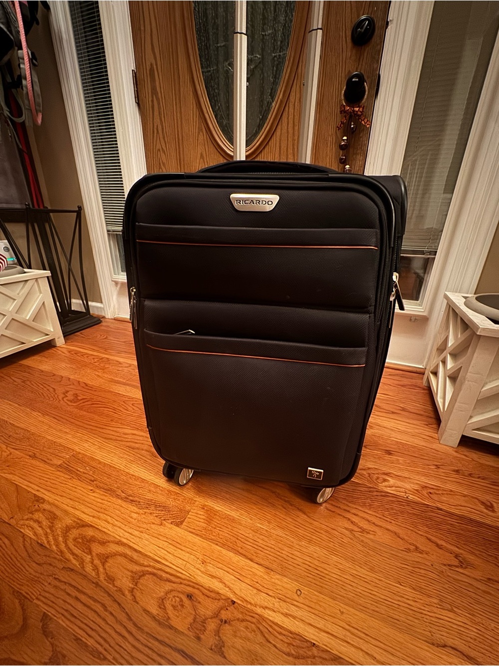 Ricardo Black Carry-On Spinner Suitcase